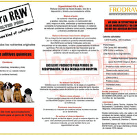 Born RAW - Alimento Natural Para Perro 1 Kg equivale a 4 Kg
