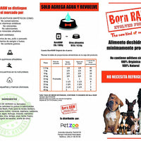 Born RAW - Alimento Natural Para Perro 1 Kg equivale a 4 Kg