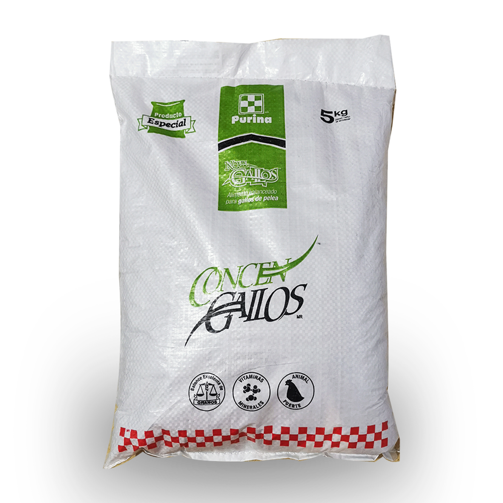 Purina Concen Gallos 5kg Alimento Para Gallos De Competencia