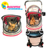 Carriola Carreola Transportadora Para Mascotas Perros Gatos Cachorros  Rosa y Azul