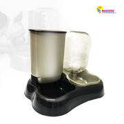 MYA Dispensador Comedero Y Bebedero 2 En 1 Mascotas Perros Gatos