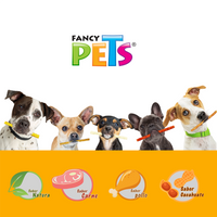 Premios Palitos de Carnaza Triturada para Perros Fancy Pets
