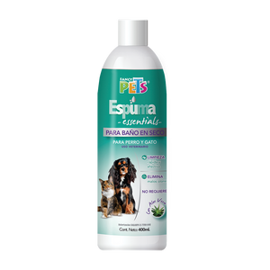 Espuma para Baño en Seco para Perro y Gato 300 gr Fancy Pets