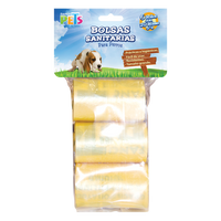 Paquete Bolsas Plastticas Sanitarias 6 Rollos con 20 Bolsas Cada uno Fancy Pets