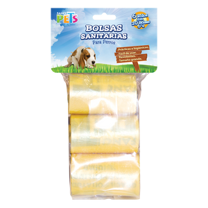 Paquete Bolsas Plastticas Sanitarias 6 Rollos con 20 Bolsas Cada uno Fancy Pets
