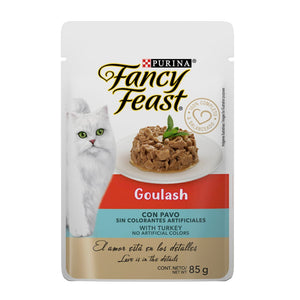 Purina Fancy Feast Alimento Húmedo Gato Goulash Pavo 85 Gr