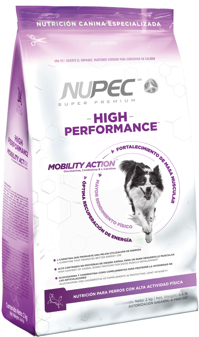 Nupec Alimento Perros High Perfomance Desarrollo Muscular