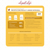 Loyall Life Dog Food Adulto Chicken & Brown Rice  Alimento Perro Adulto Pollo Arroz