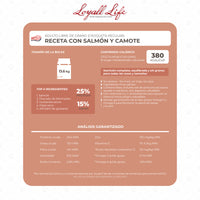 Loyall Life Dog Food Salmon Sweet Potato Alimento Perros Todas Edades Libre Granos 13.61 kg