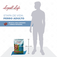 Loyall Life Dog Food Adulto Lamb & Brown Rice  Perro Adulto Cordero Arroz