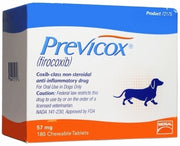 Previcox medicamento 57 mg 60 tabletas masticables perros chico