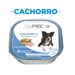 Nupec Caja con 4 piezas Alimento Húmedo Cachorro 100 Gr