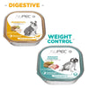 Nupec Caja con 4 piezas Alimento Húmedo Weight Control y Digestive Perro 100 Gr