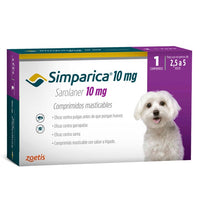 Zoetis Simparica Garrapaticida Pulgicida Canino 3 Tabletas Masticables