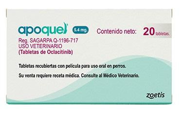 Zoetis Apoquel 5.4 mg  Comprimidos Oclacitinib Perros