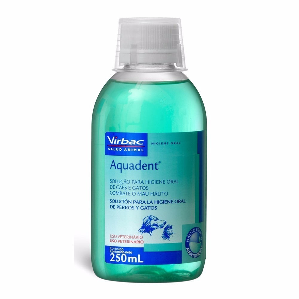 Virbac Aquadent 250 ml Solucion Higiene Oral Perros Gatos Mal Aliento