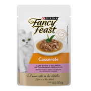 Purina Fancy Feast Alimento Húmedo Gatos Casserole Atún y Salmon 85 gr