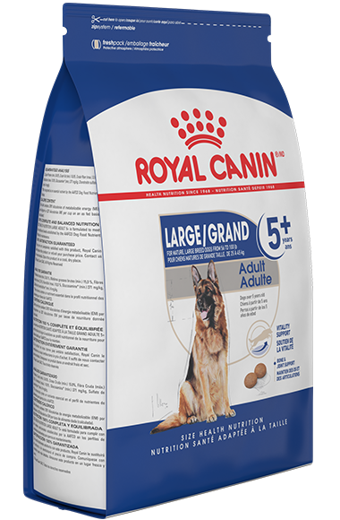 Royal Canin Alimento Perro Large Adult+5 Raza Grande Adulto Mayor Croqueta 13.6kg iPos