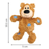 Kong Oso de Peluche Wild Knots Juguete para Perro de Talla Miniatura Osito con Nudos