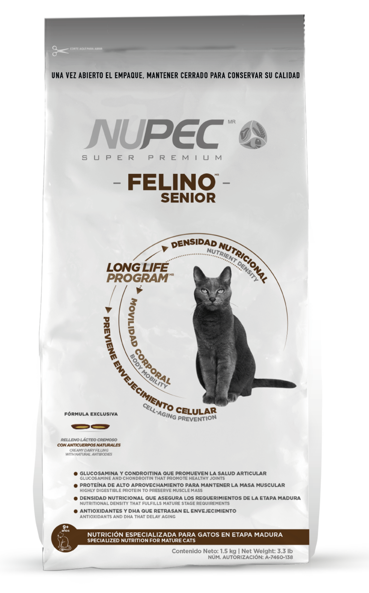 Nupec Senior Felino Alimento Seco Gato Adulto Mayor