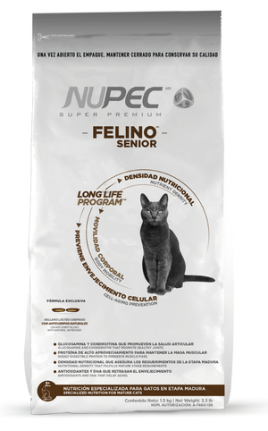 Nupec Senior Felino Alimento Seco Gato Adulto Mayor