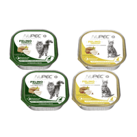 Nupec Caja con 4 piezas Alimento Húmedo Gato Urinary y Hairball 100 Gr