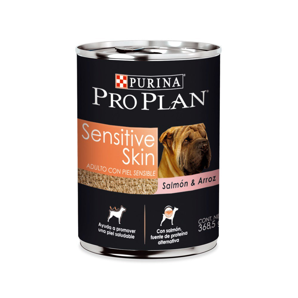 Pro Plan Lata Perros Sensitive Skin Salmon Piel Sensible 368 gr