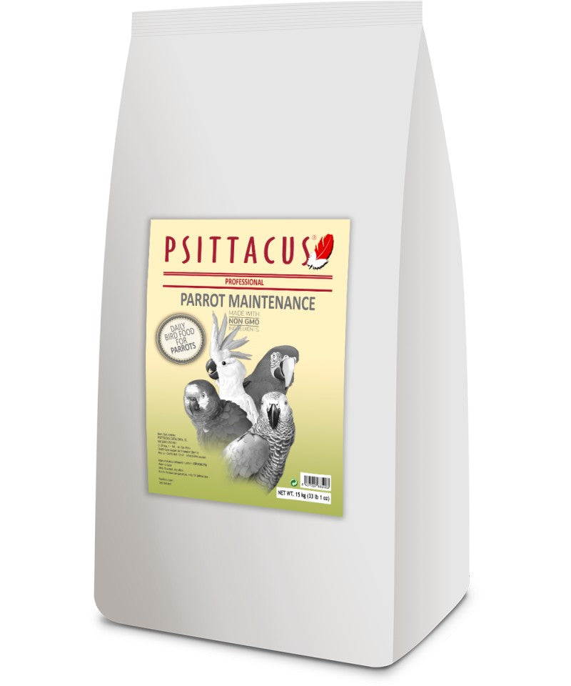 Psittacus Alimento Aves Pienso Mantenimiento 15 kg Croqueta Psitacidos Loros Guacayas Cacatuas