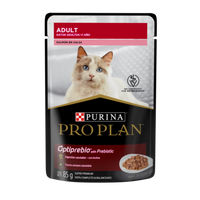 Caja con 24 Sobres Alimento Humedo Adulto Felino Pro Plan Salmon en Salsa Purina