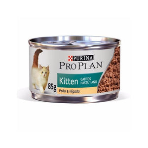 Pro Plan Lata Alimento Humedo Gatitos Kitten Pollo 85 Gr