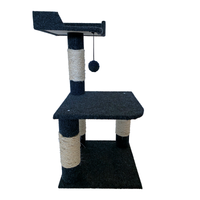 Rascador Para Gatos Arbol Mueble Juguete Gris 80 Cm