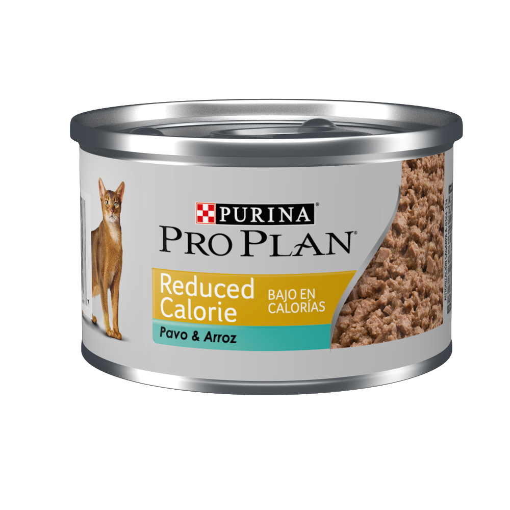 Pro Plan Reduce Calorie Lata Felino Sabor Pavo 85 gr Alimento Gatos