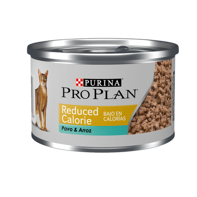 Pro Plan Reduce Calorie Lata Felino Sabor Pavo 85 gr Alimento Gatos