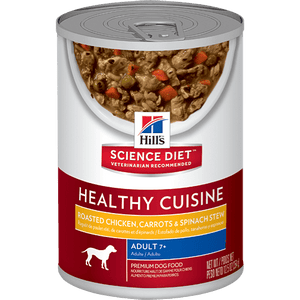 Hills Science Diet Alimento Humedo Perros Adulto 7+ Healthy Cuisine Lata 350 gr