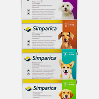 Zoetis Simparica Garrapaticida Pulgicida Canino 3 Tabletas Masticables
