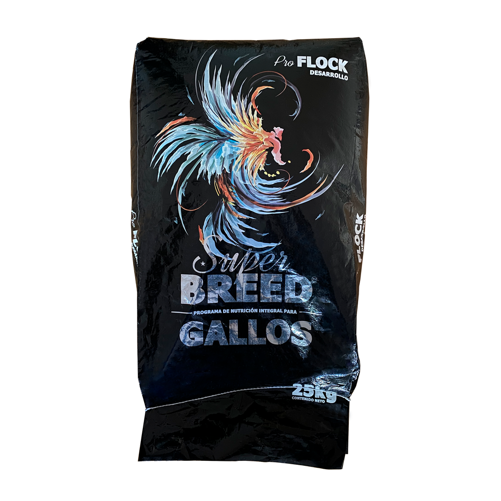 Alimento Para Gallos  Super Breed Pro Flock 25kg Purina